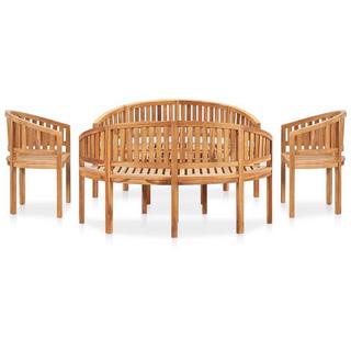 VidaXL set da giardino Teak riciclato  