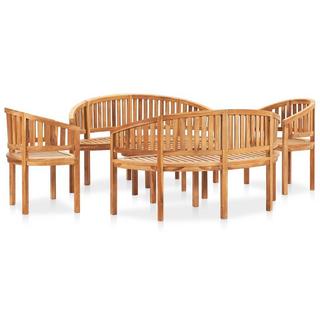 VidaXL set da giardino Teak riciclato  