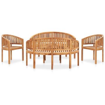 set da giardino Teak riciclato