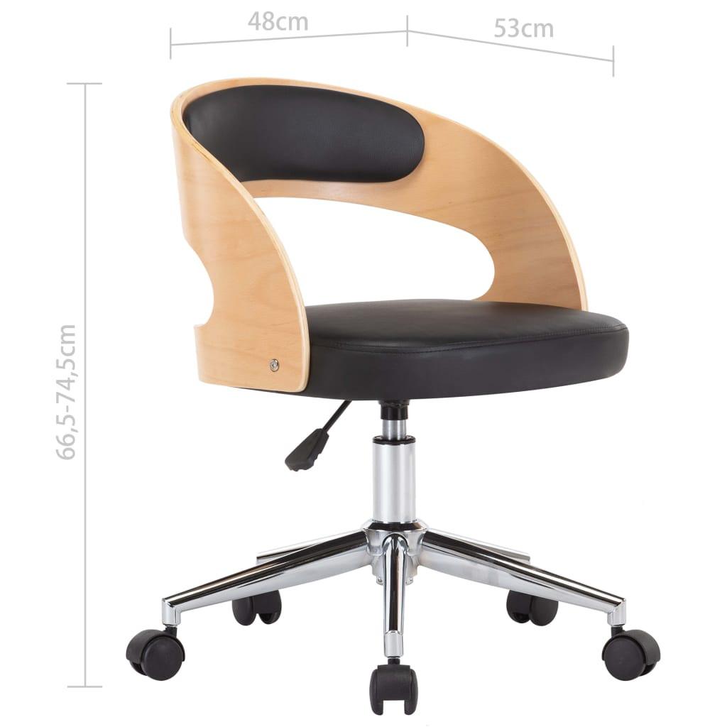 VidaXL Chaise de salle à manger cuir artificiel  