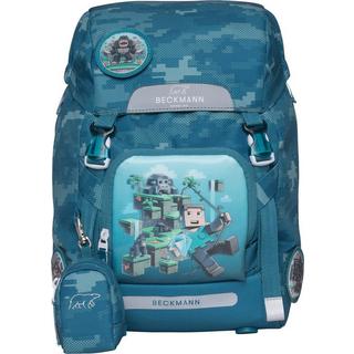 Beckmann  Schulrucksack Classic  6-teiliges Set Jungle Game 