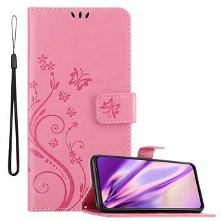 Cadorabo  Housse compatible avec Asus ZenFone 8 - Coque de protection au design floral avec fermeture magnétique, fonction de support et emplacements pour cartes 