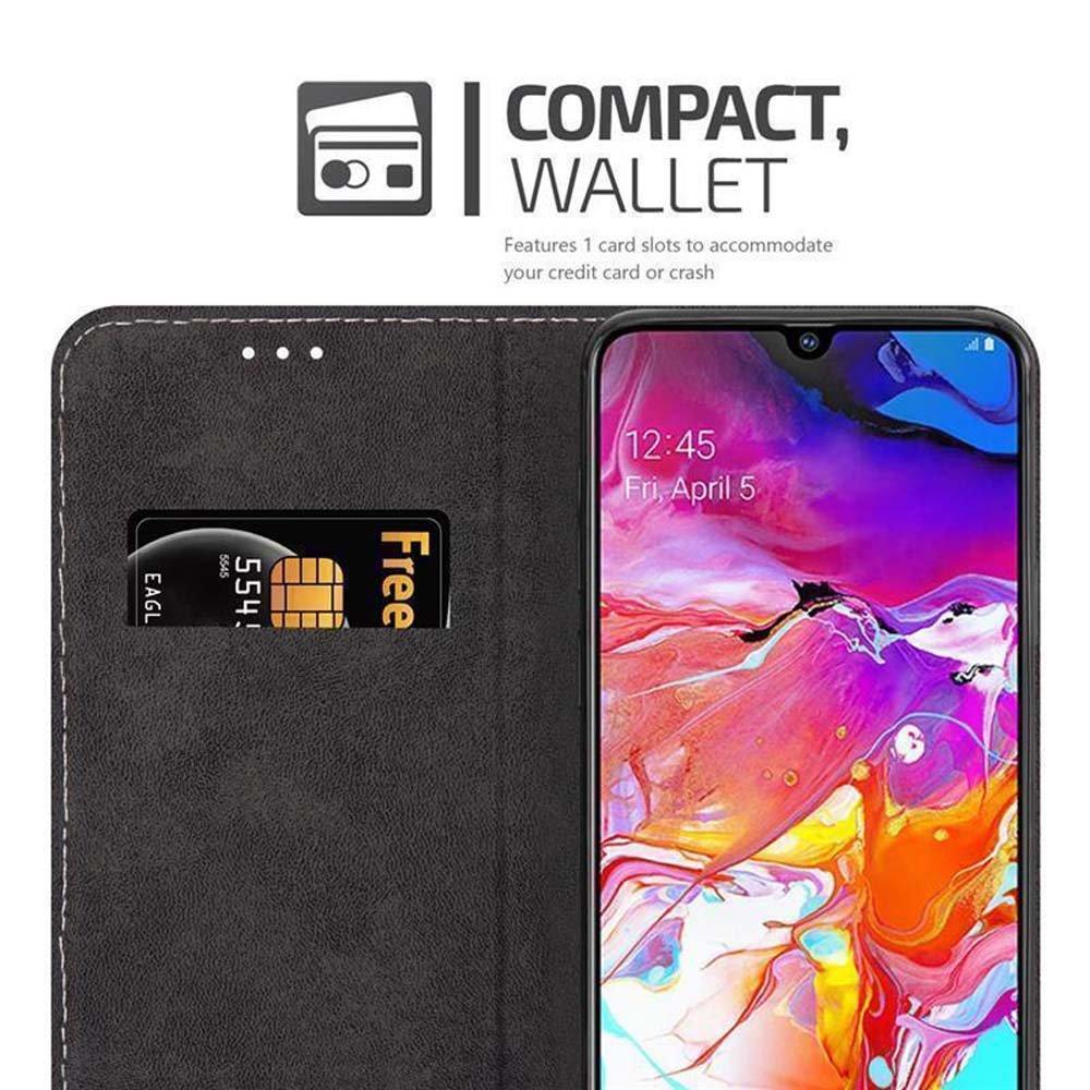 Cadorabo  Housse compatible avec Samsung Galaxy A70 / A70s - Coque de protection avec fermeture magnétique, fonction de support et compartiment pour carte 