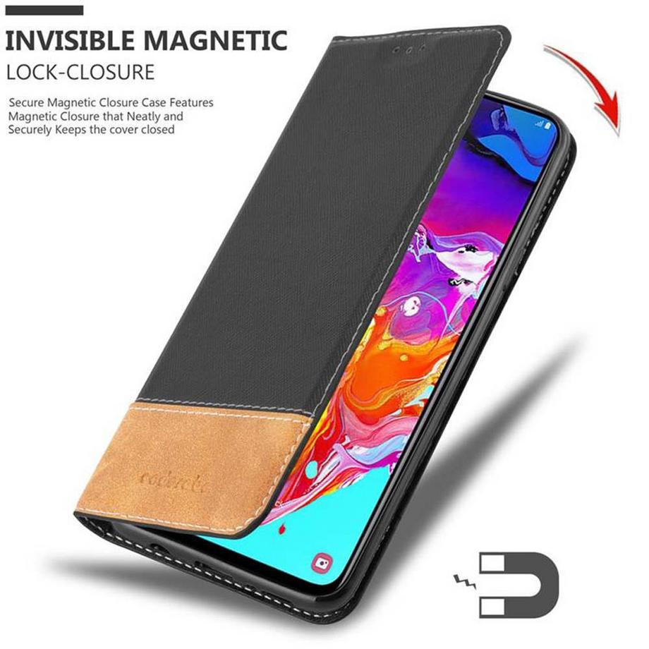 Cadorabo  Hülle für Samsung Galaxy A70  A70s Magnetverschluss, Standfunktion 