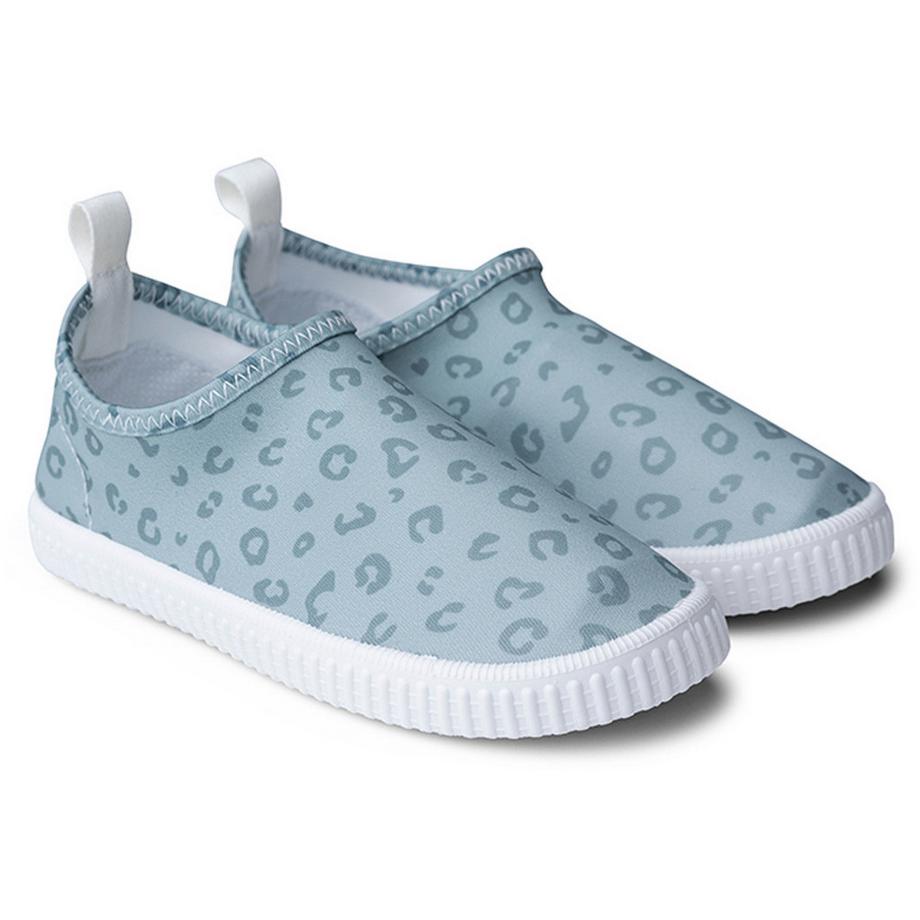 Badeschuhe Size 22 Green Leopard