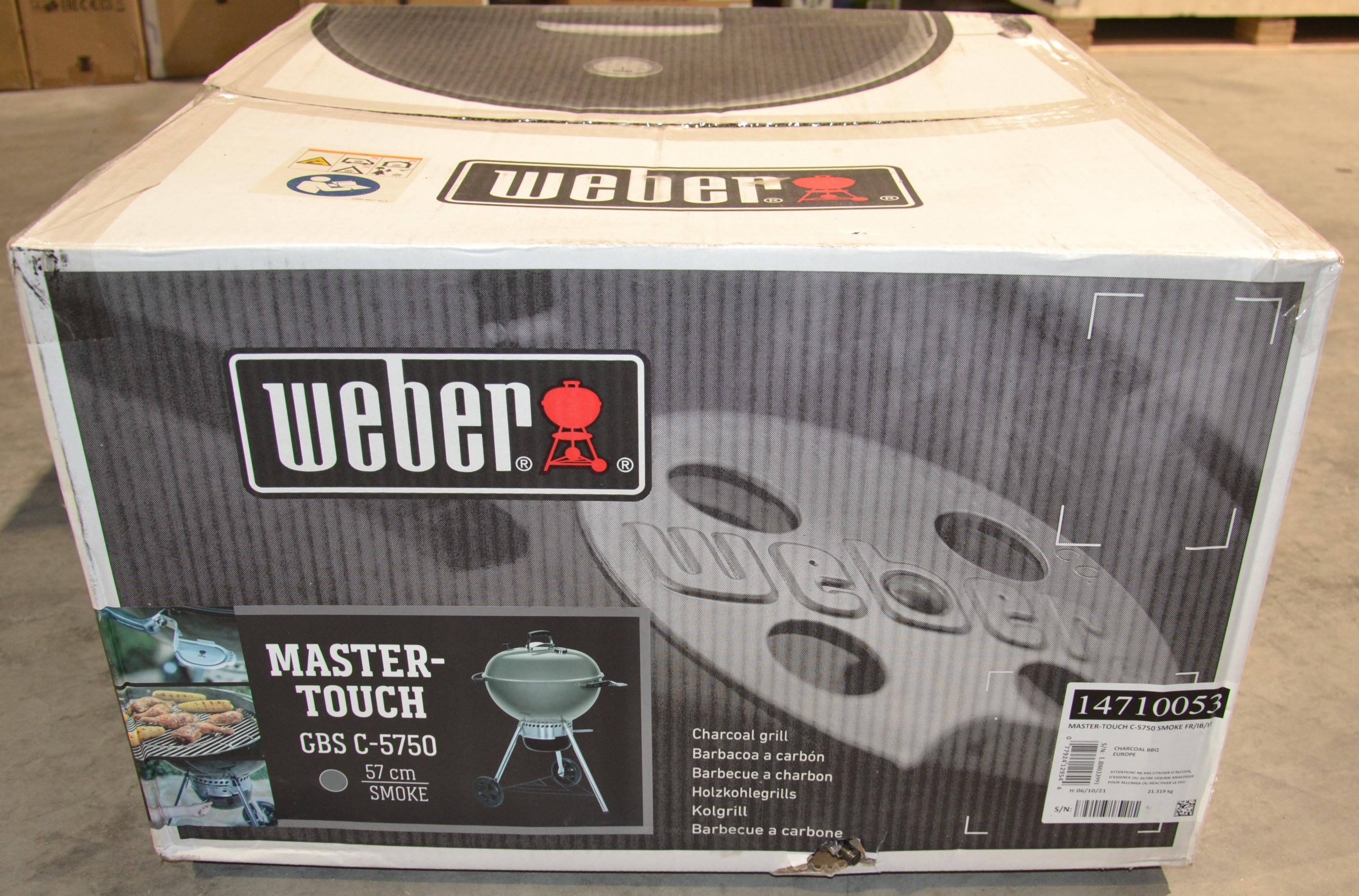 WEBER  14710053 Master Touch GBS C-5750 EU - Holzkohlegrill Ø 57 cm 