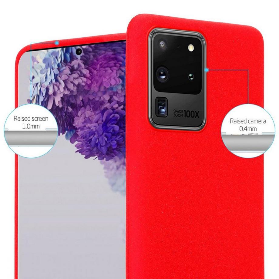 Cadorabo  Hülle für Samsung Galaxy S20 ULTRA TPU Silikon Frosted 