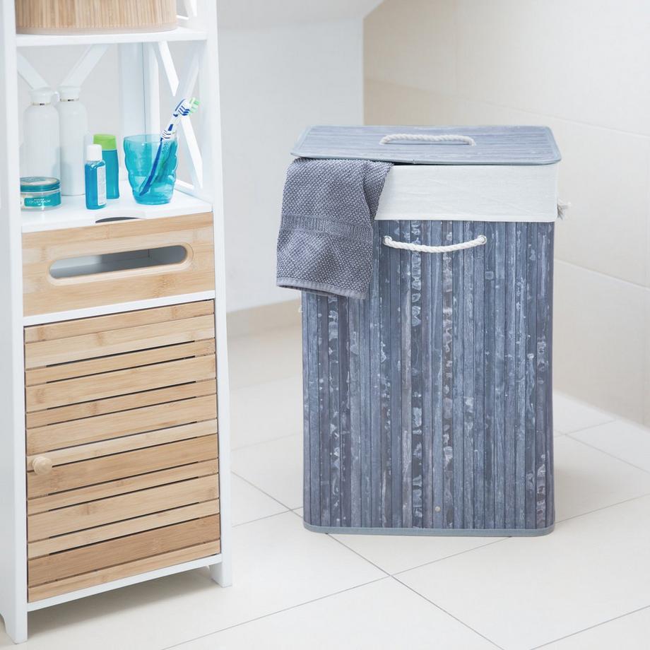 B2X Cesto portabiancheria in bambù  