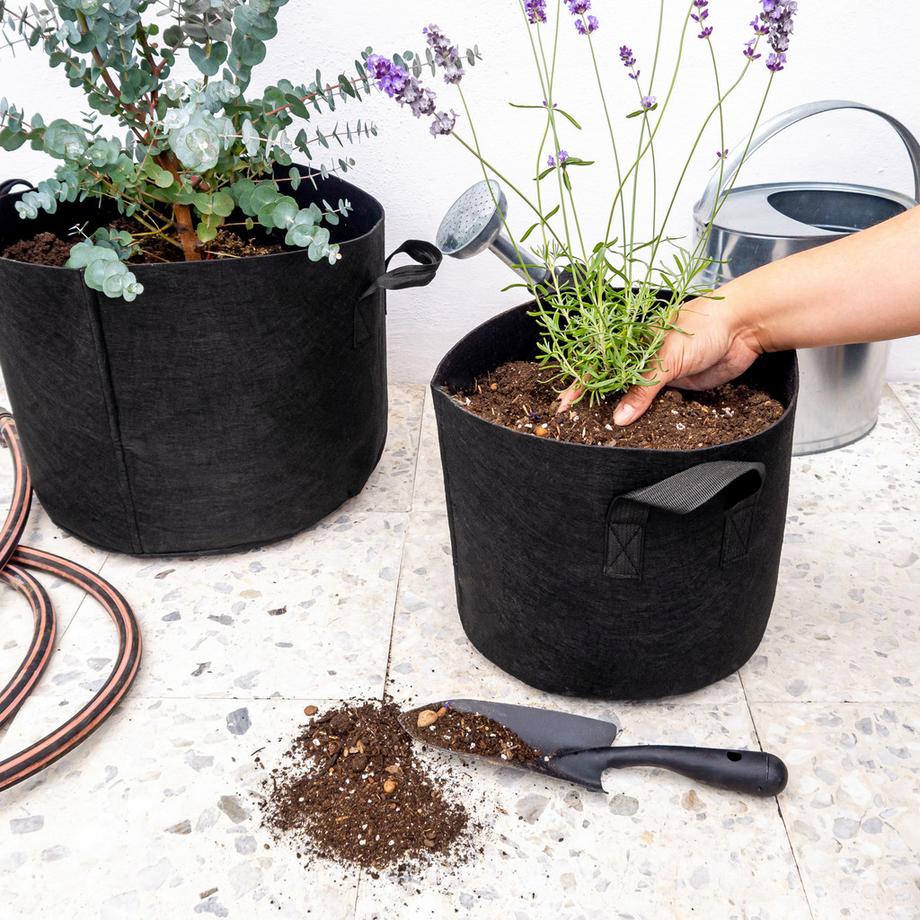 Intirilife Lot de 2 sacs de plantation  