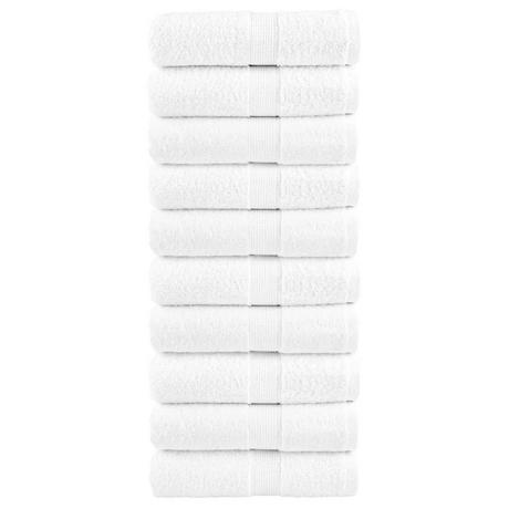 VidaXL Serviette de visage coton  