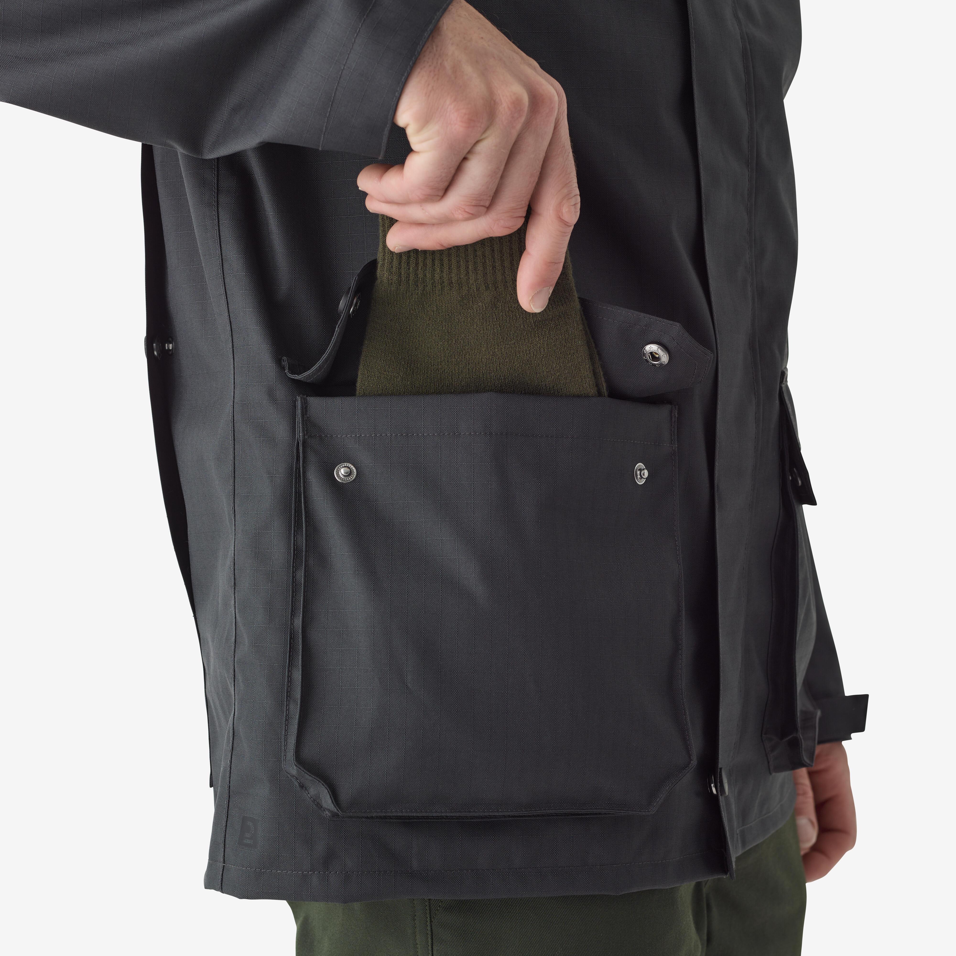 SOLOGNAC Wasserdichte Polyester Jacke  