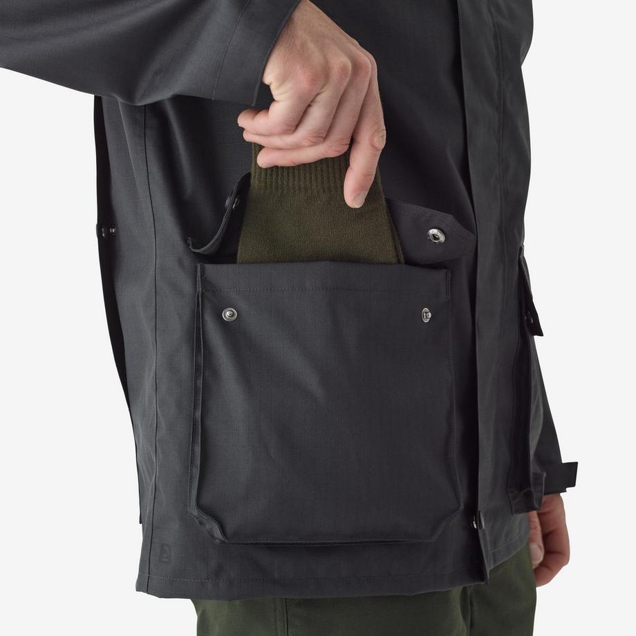 SOLOGNAC Wasserdichte Polyester Jacke  