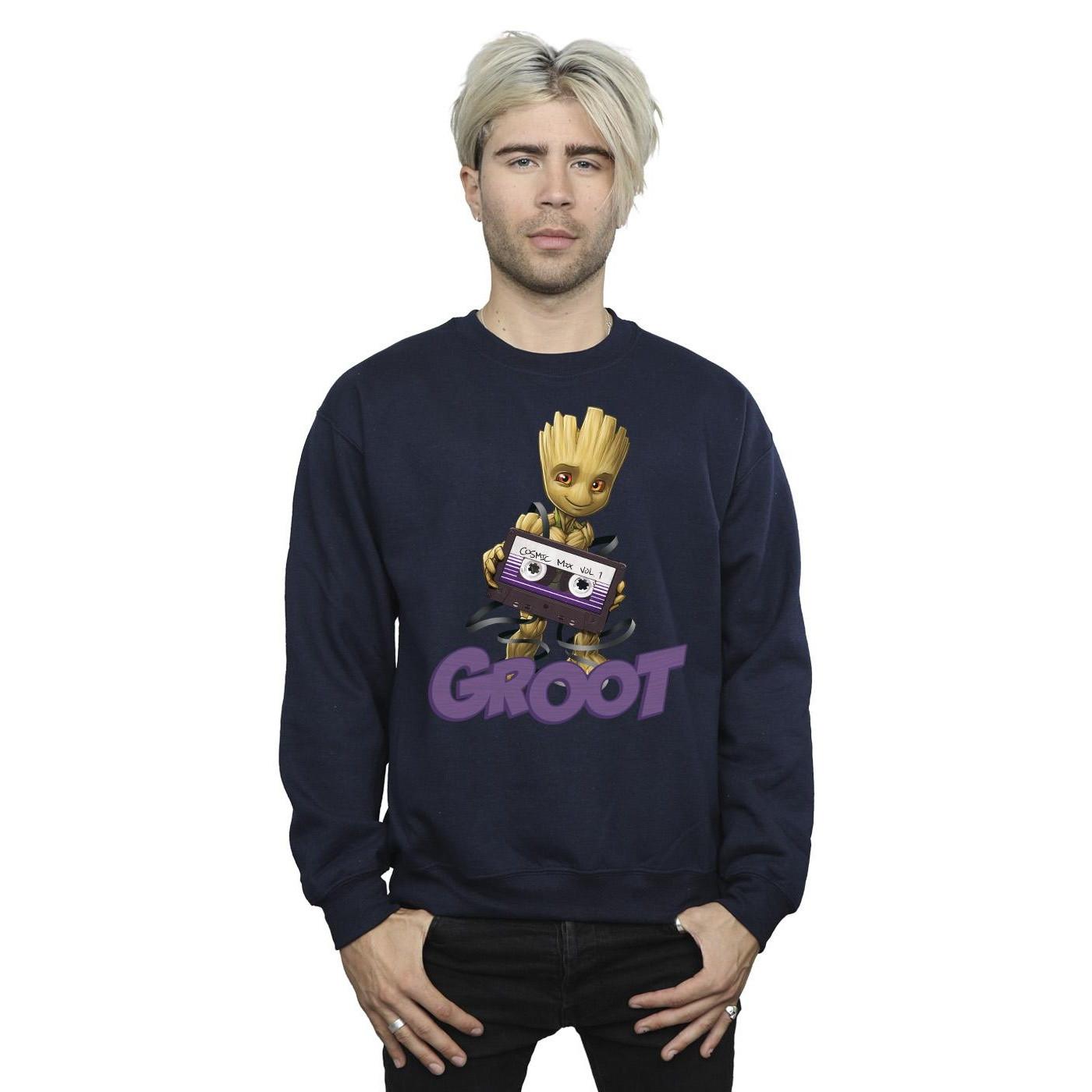 Guardians Of The Galaxy Groot Grafikdruck Sweatshirt  