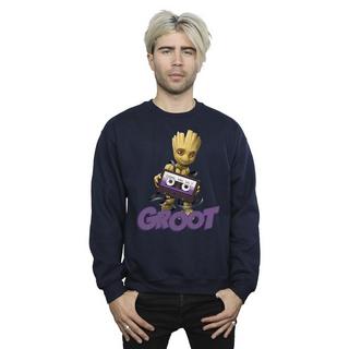 Guardians Of The Galaxy Groot Grafikdruck Sweatshirt  