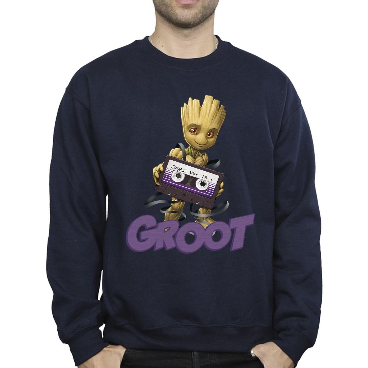 Guardians Of The Galaxy Groot Grafikdruck Sweatshirt  