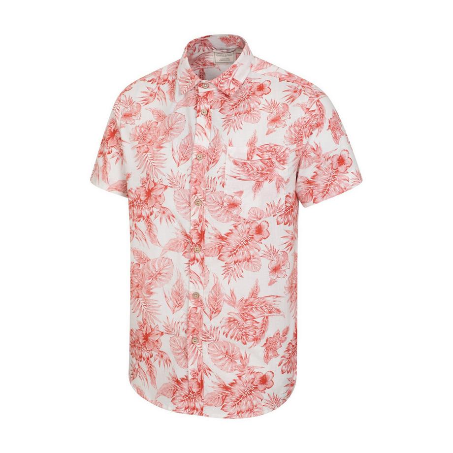 Mountain Warehouse Camicia Floreale Tropicale a Maniche Corte  