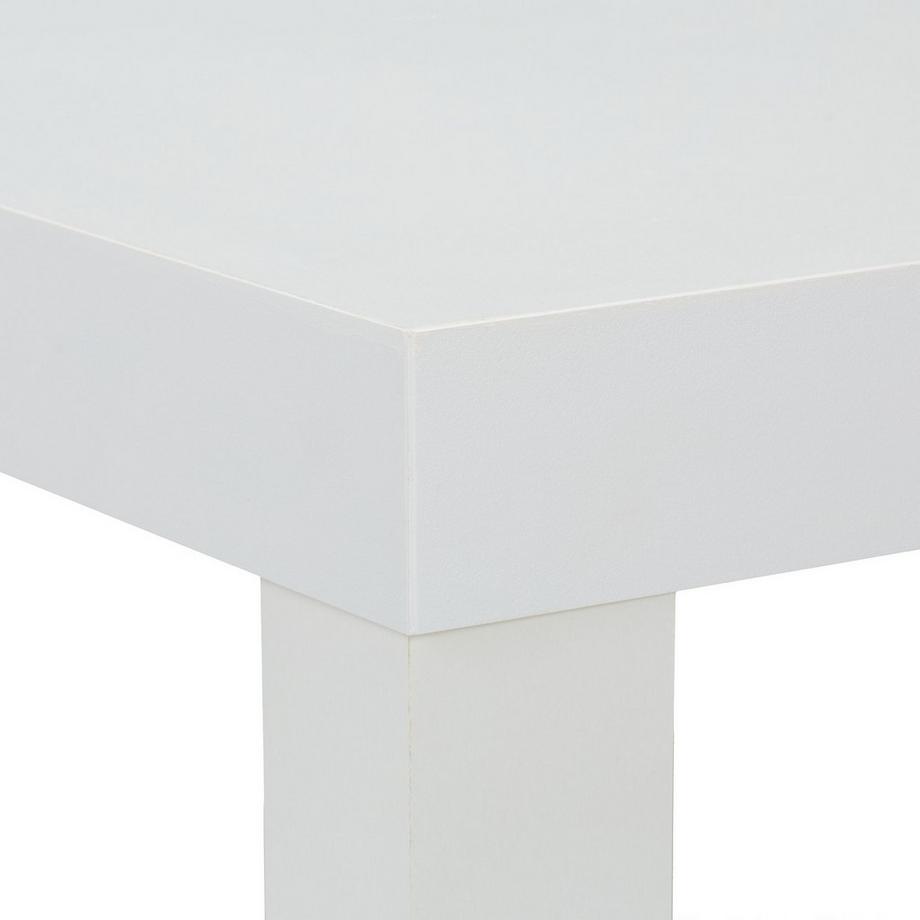 Northix Table basse 2 étagères blanche  