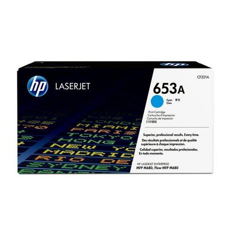 Hewlett-Packard  HP Toner-Modul 653A cyan CF321A CLJ Enterprise M680 16'500 S. 