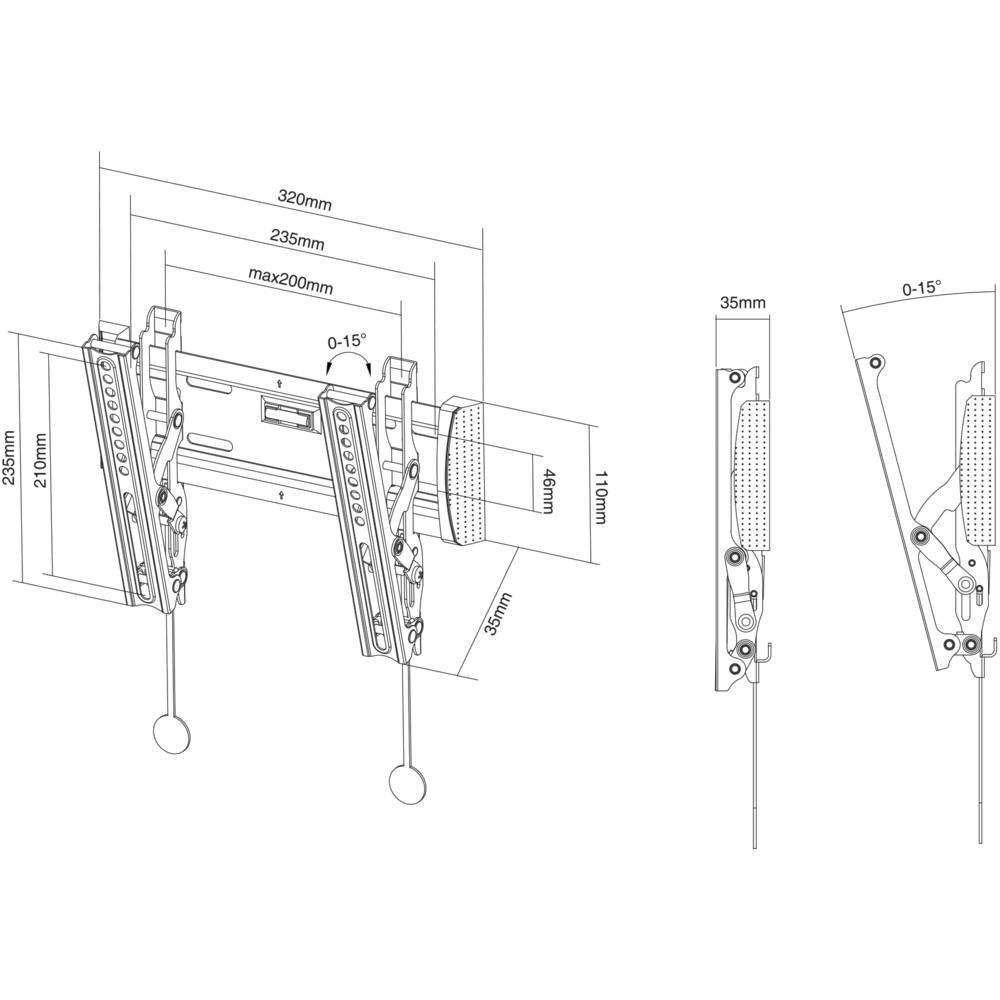 NewStar  Monitor-Wandhalterung 