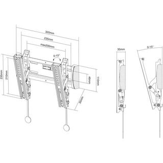 NewStar  Monitor-Wandhalterung 