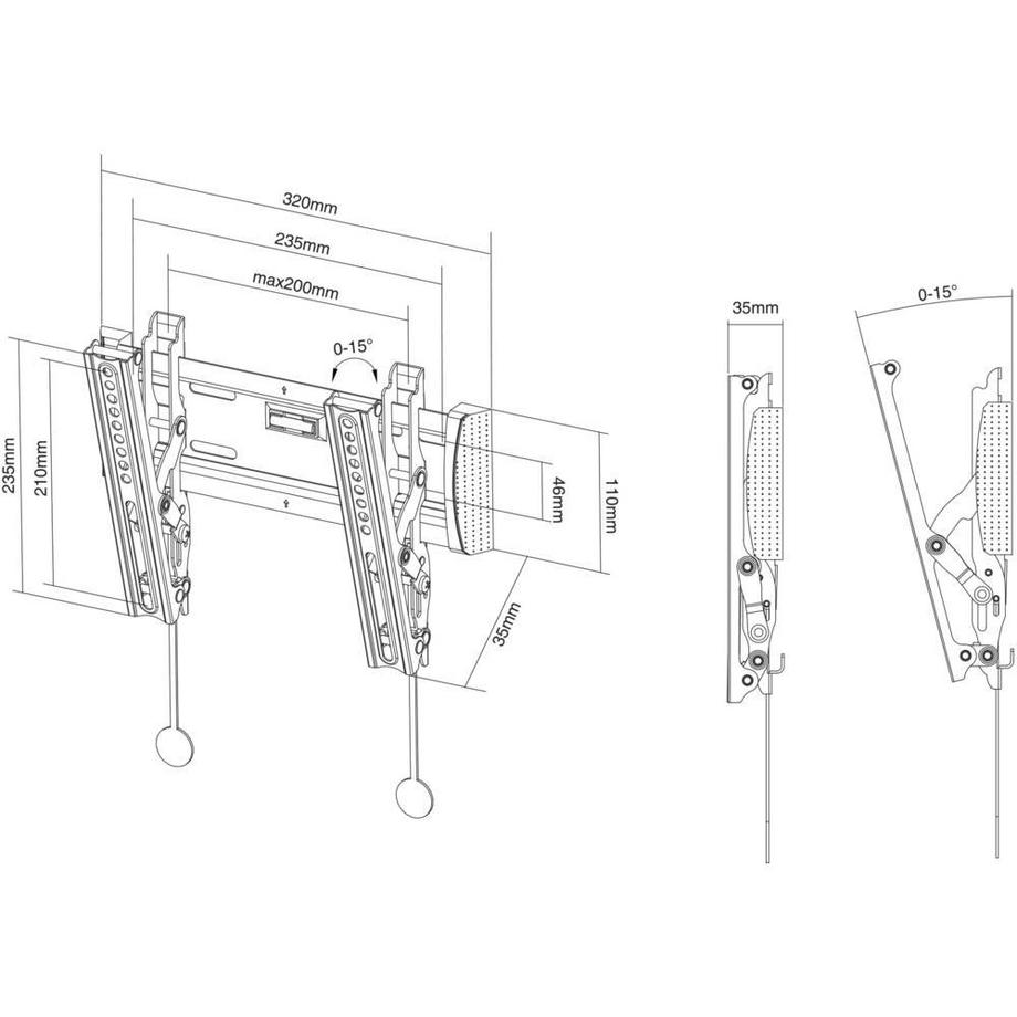 NewStar  Monitor-Wandhalterung 