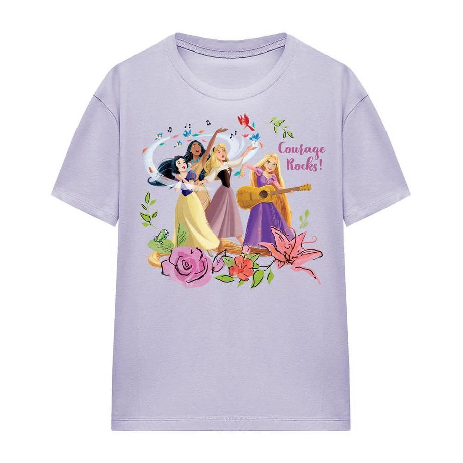 T-ShirtMotif Blancheneige, Pocahontas Et La Belle Au Bois Dormant
