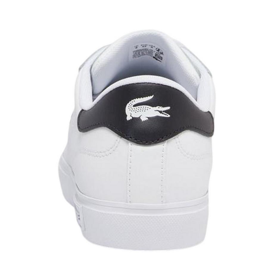 LACOSTE Powercourt Leder Sneaker Flach  