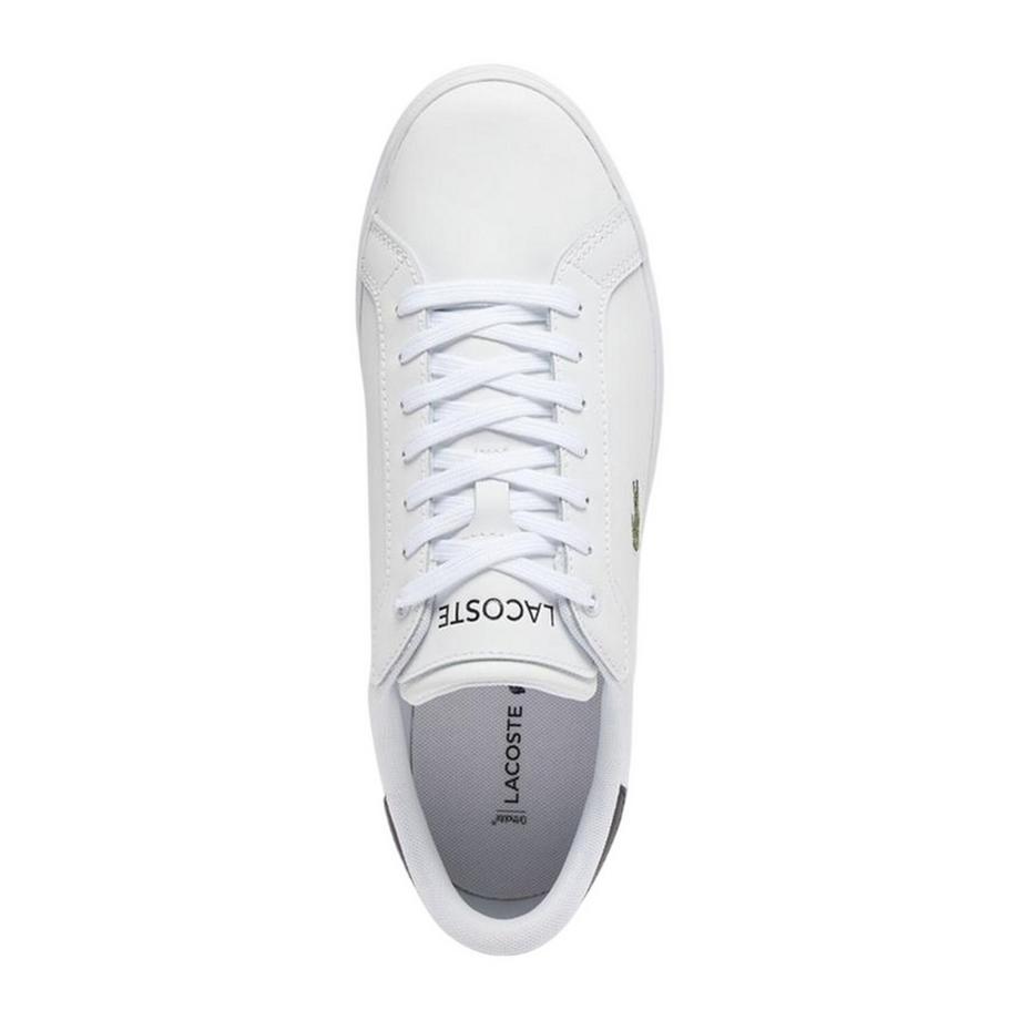 LACOSTE Powercourt Leder Sneaker Flach  