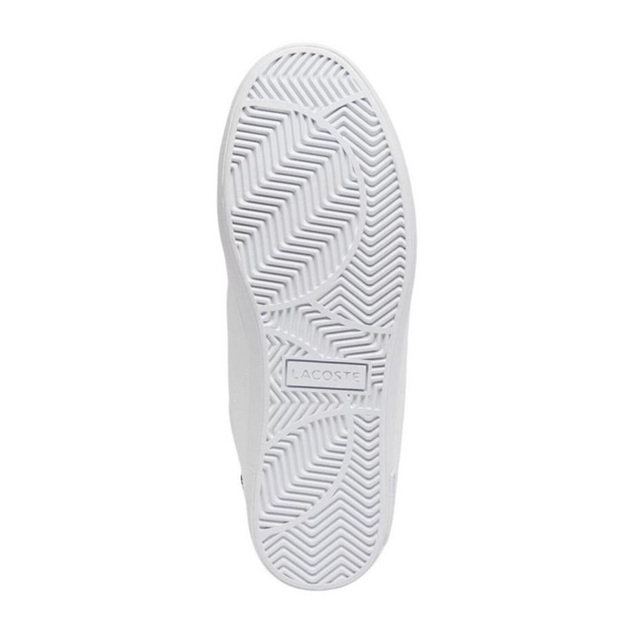 LACOSTE Powercourt Leder Sneaker Flach  