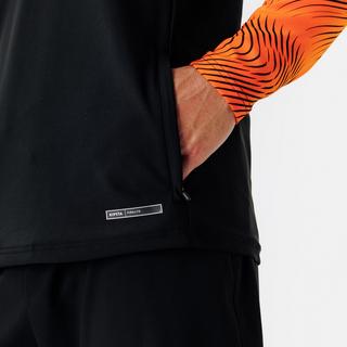 KIPSTA  Sweatshirt  Fussball halber Reissverschluss Polyester mit Muster 