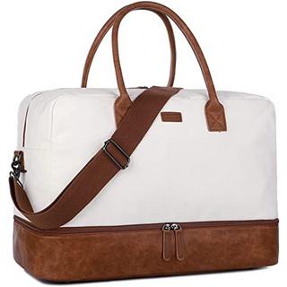 Only-bags.store  Segeltuch Reisetasche Wochenendtasche Canvas Travel Duffel Weekender Tasche Handgepäck mit 