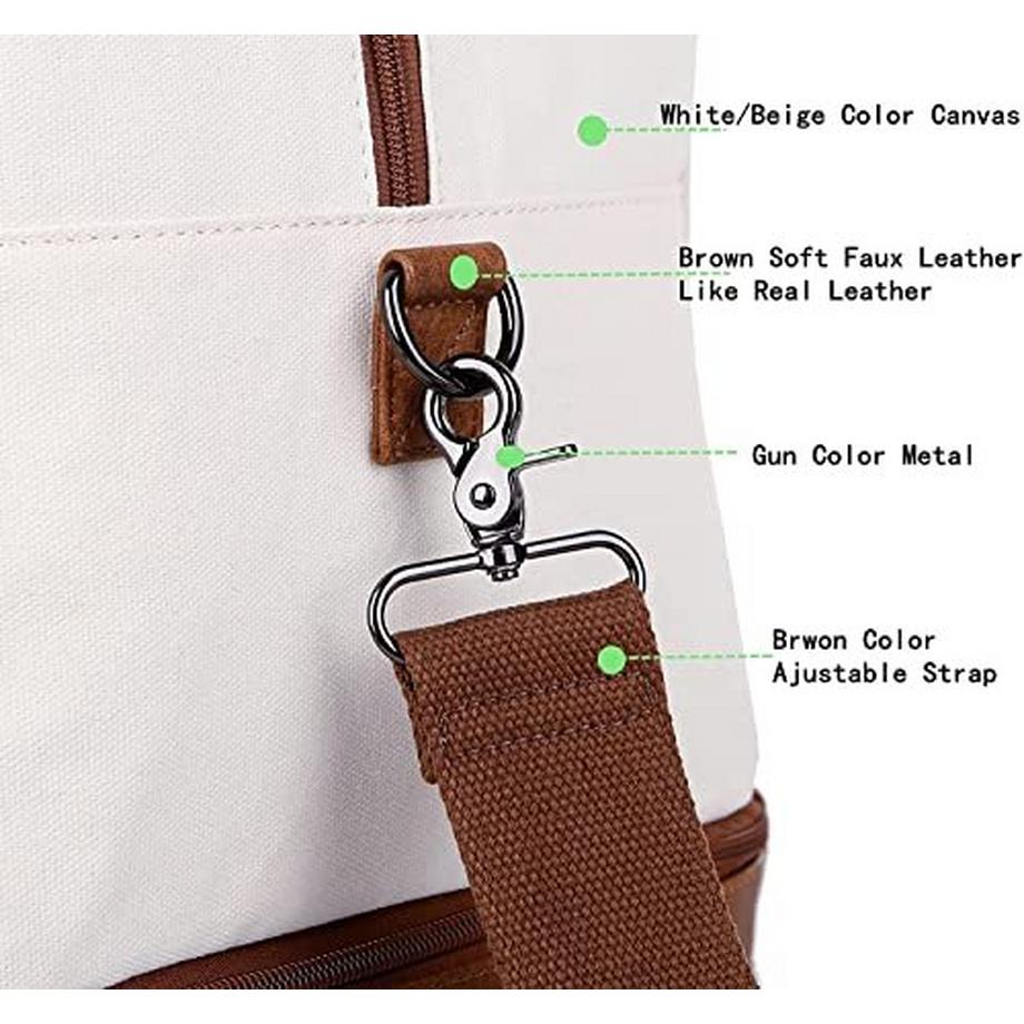 Only-bags.store Segeltuch Reisetasche Wochenendtasche mit Kulturbeutel  