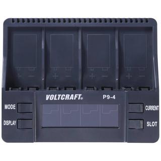 VOLTCRAFT  P9-4 Caricatore per batterie rettangolari 9V NiCd, NiMH, LiIon Blocco da 9 V 