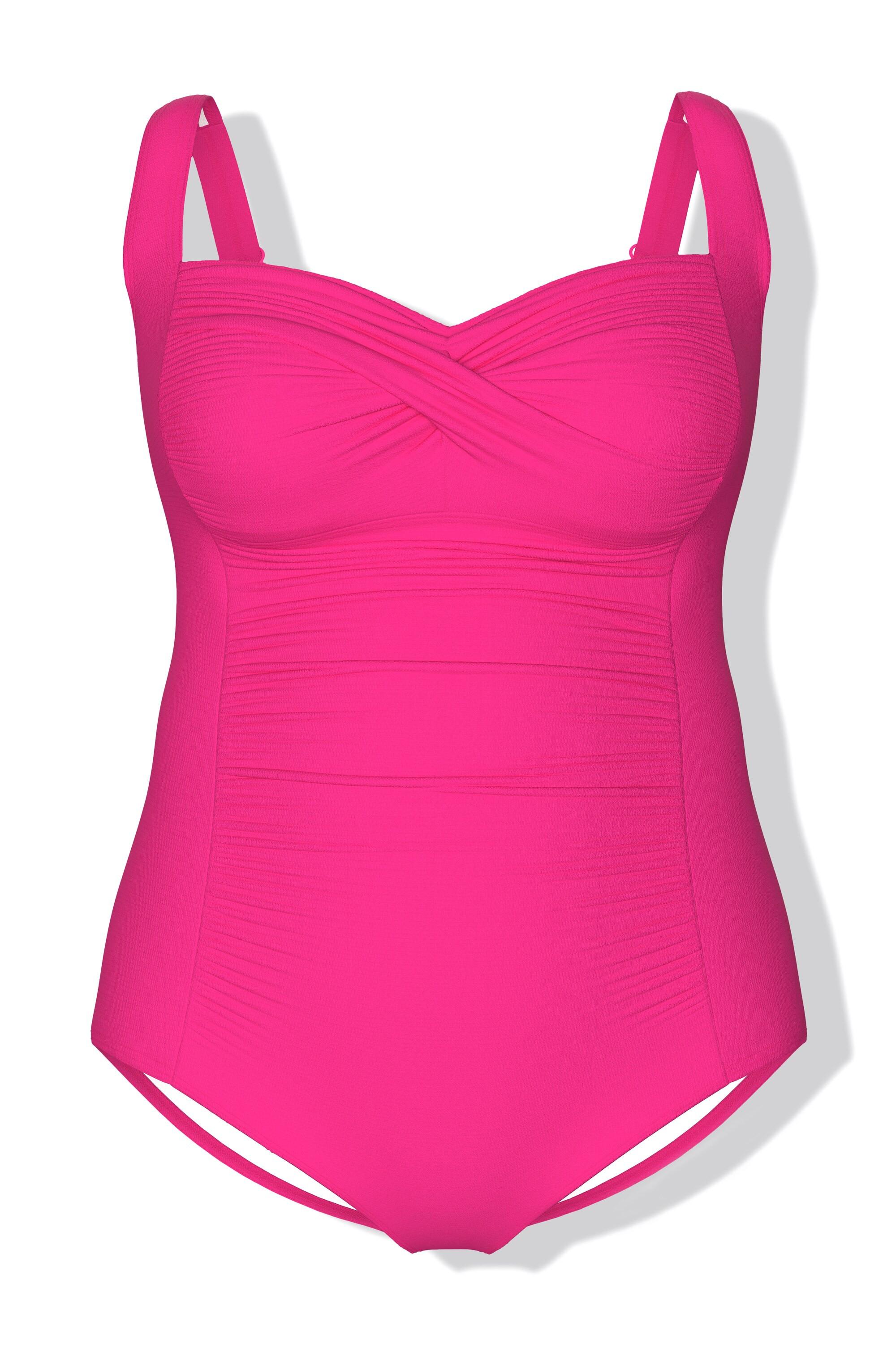 Ulla Popken Maillot de bain Drapé Structure Fine Bonnets Souples  