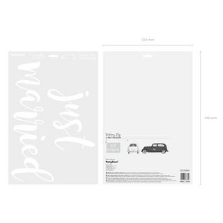PartyDeco  PartyDeco CS2-008-KARTON autocollant décoratif Blanc 40 pièce(s) 