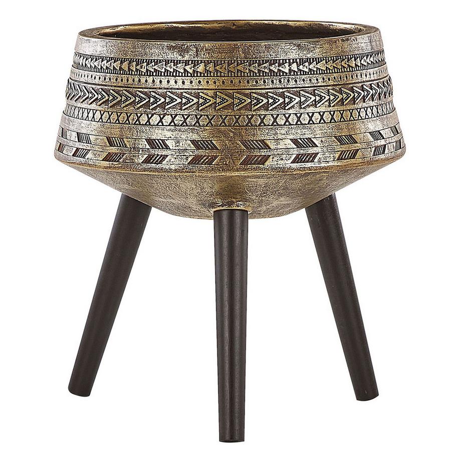 Blumentopf mit Beinen aus Lehm-Faser-Mischung Retro VARDIANI