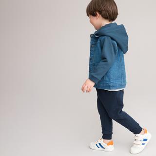 La Redoute Collections  Veste en jean et molleton à capuche 