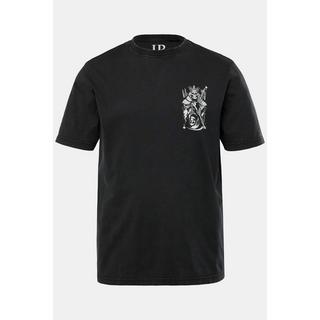 JP1880 T-Shirt Manches Courtes Style Vintage Imprimé Poitrine  