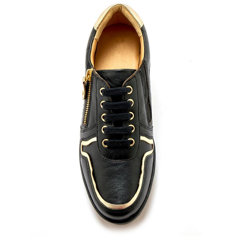 Pédiconfort Reissverschluss und Schnürsenkel Derby Schuhe  