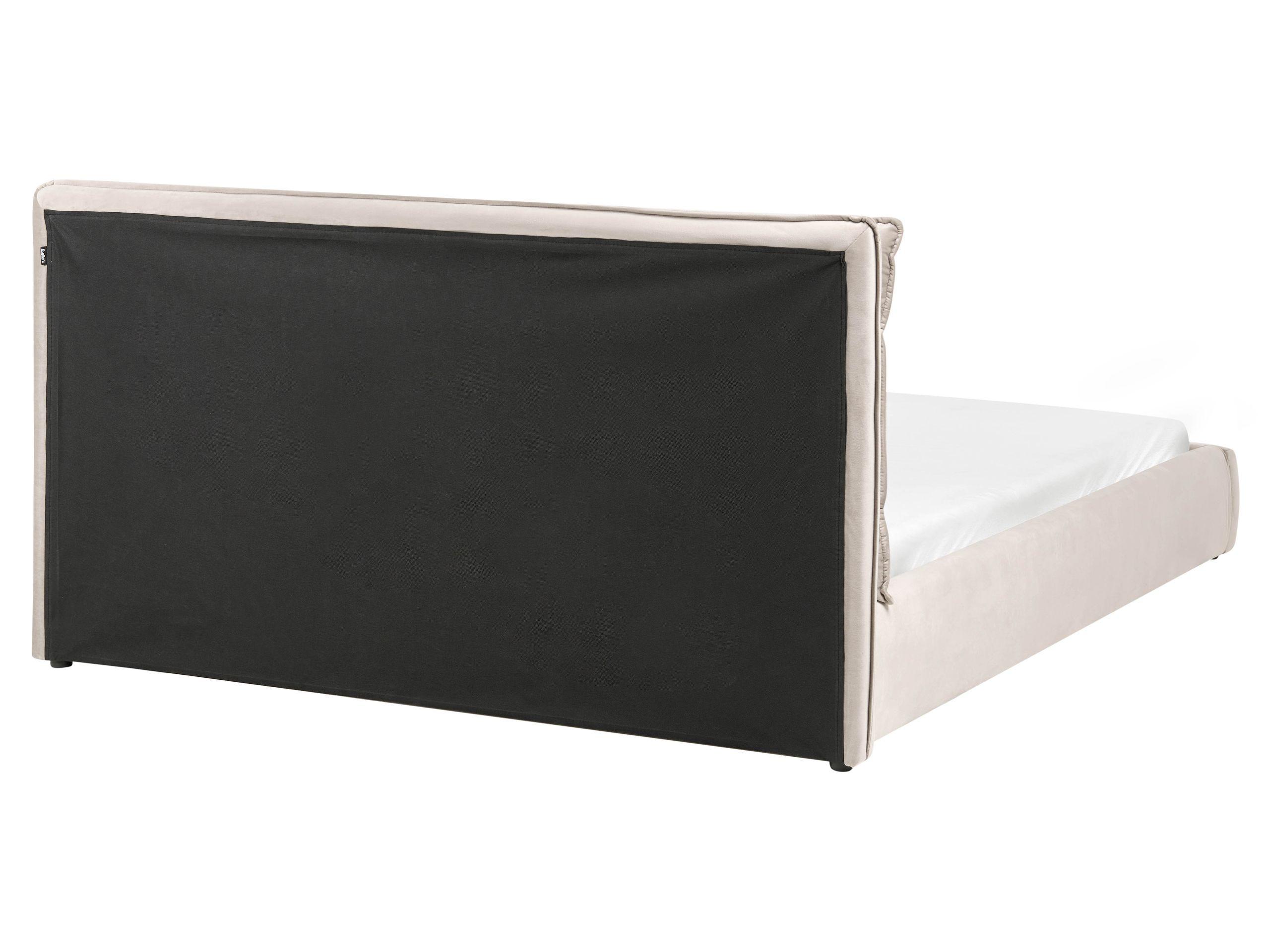 Beliani Letto en Velluto Scandinavo BAJONNA  