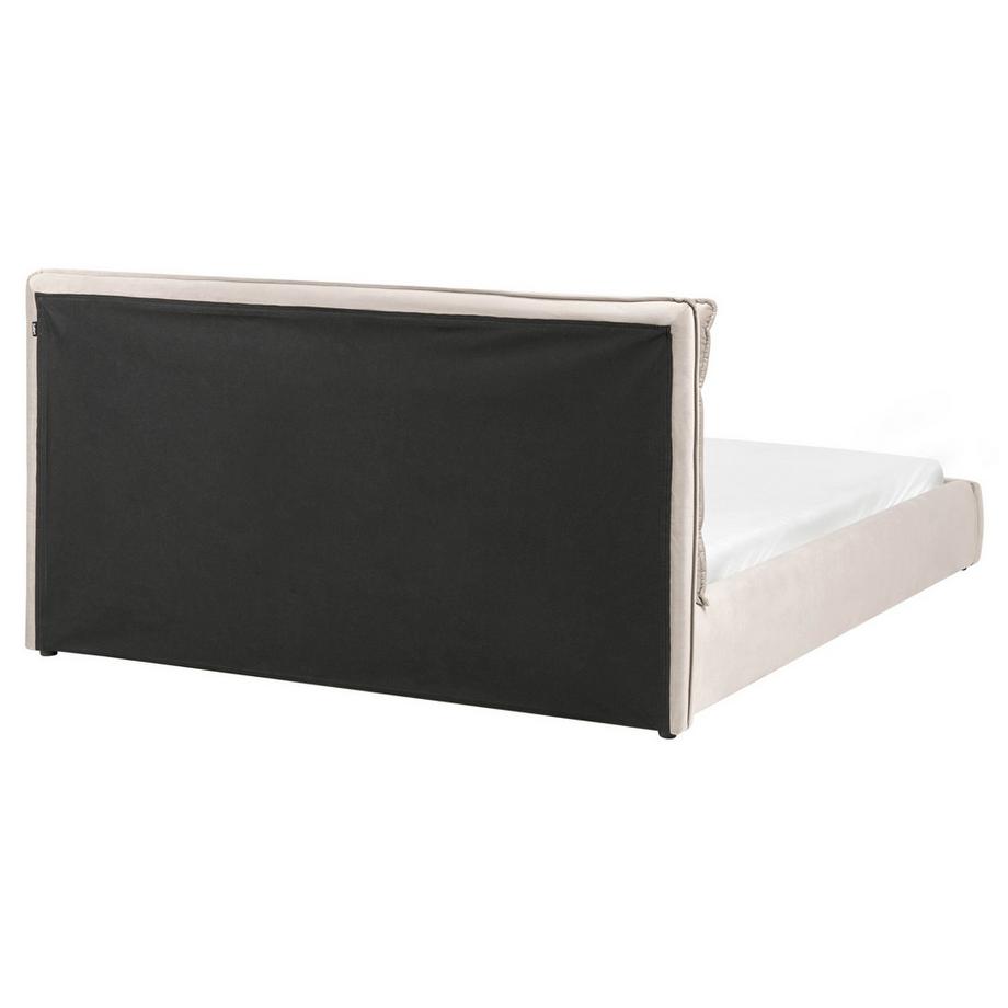 Beliani Letto en Velluto Scandinavo BAJONNA  