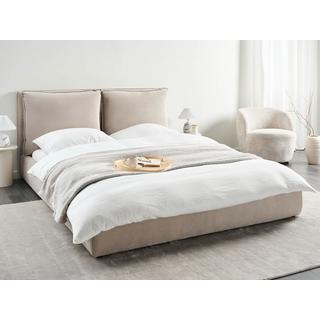 Beliani Letto en Velluto Scandinavo BAJONNA  