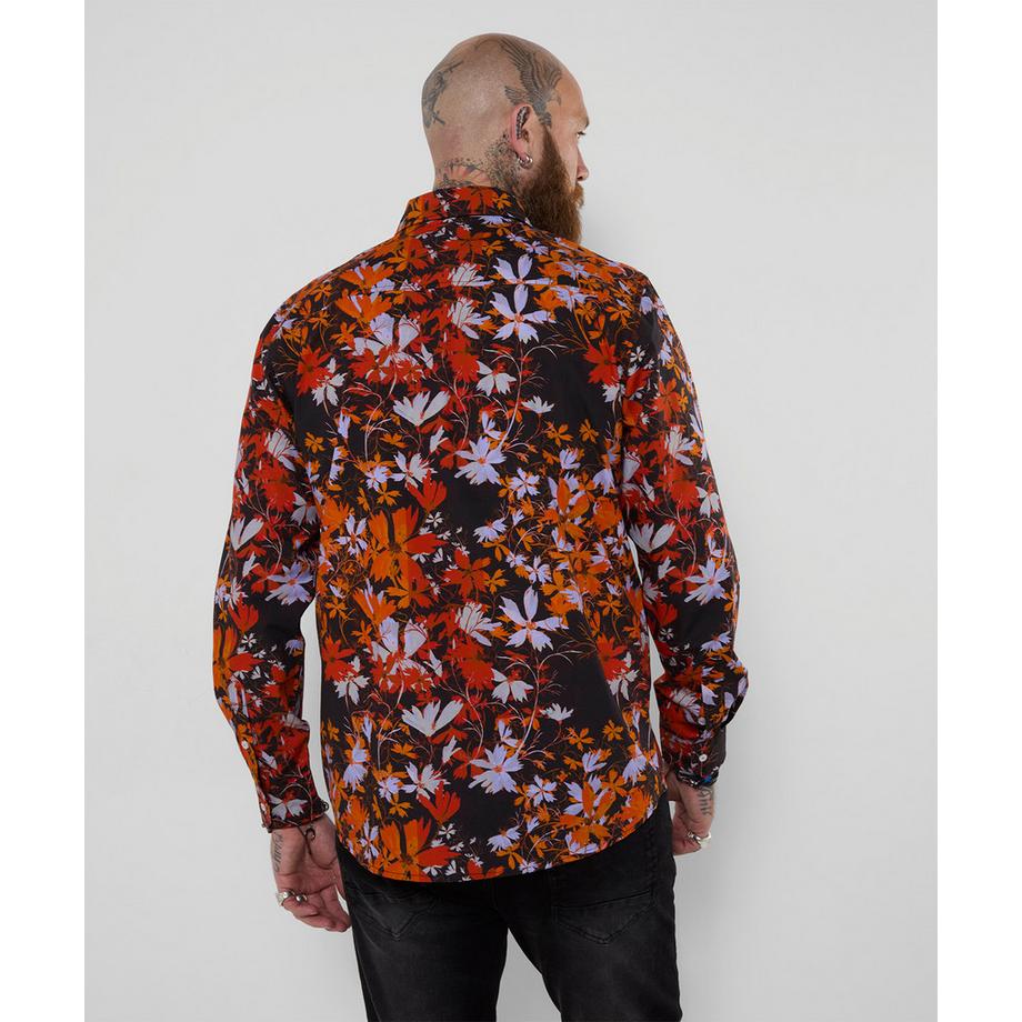Joe Browns Langärmeliges Hemd mit floralem Print  
