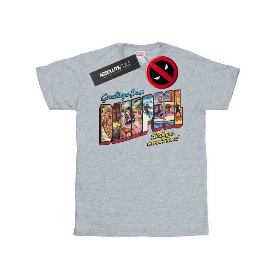 MARVEL Deadpool Greetings T-Shirt  