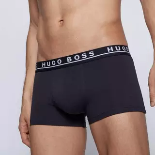 HUGO BOSS Hugo Boss Cotton Stretch Trunk 3-pack  Nero