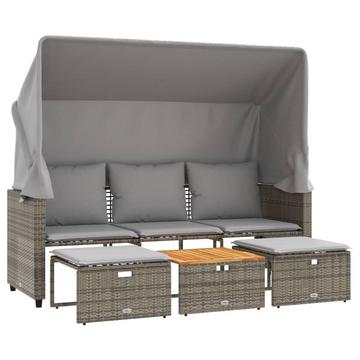 Gartensofa poly-rattan