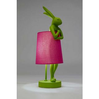 KARE Design Lampe de table Animal Rabbit vert rose 50  