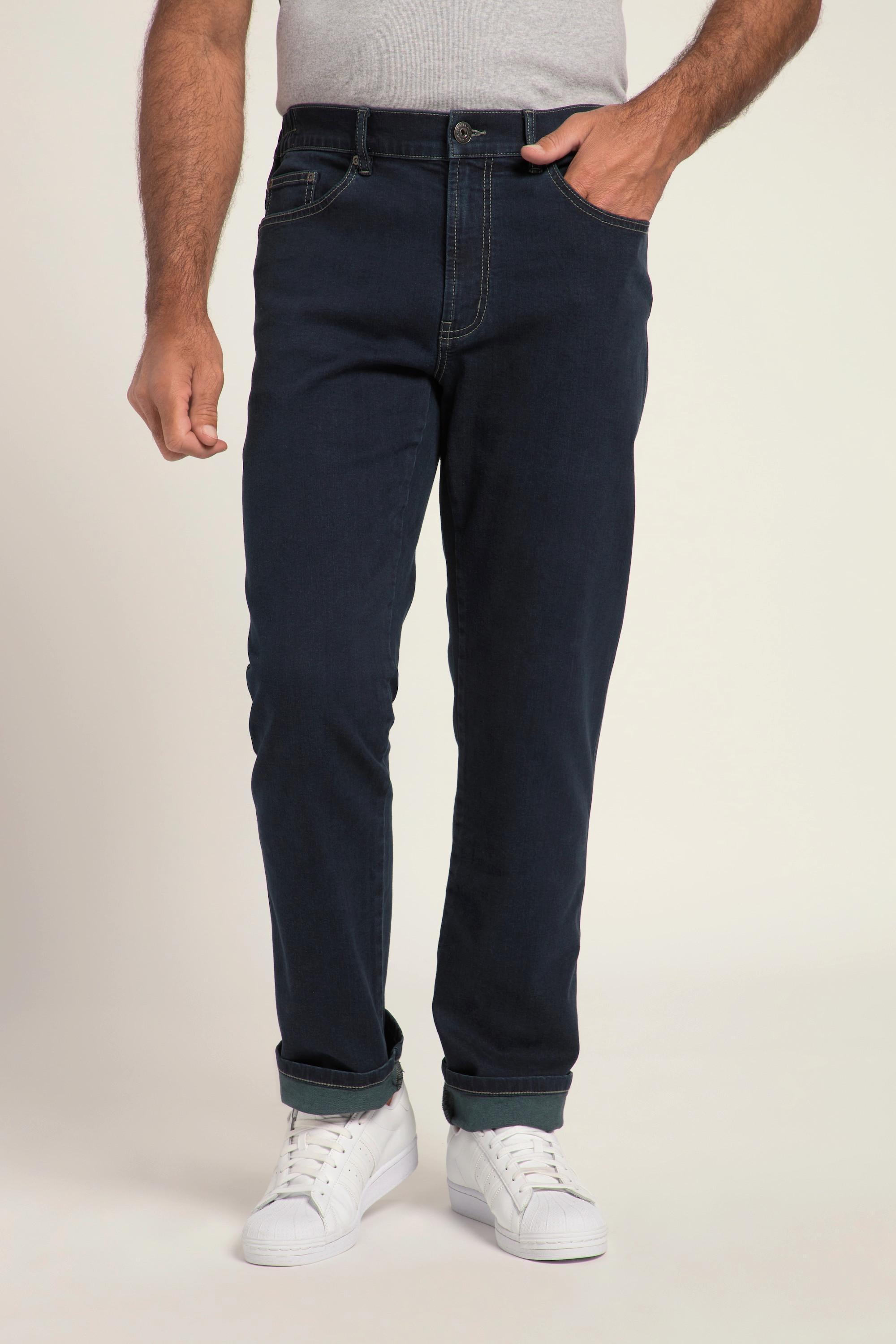 JP1880  Traveller jeans con cintura lateralmente elastica e vestibilità normale, fino alla tg. 36/72 