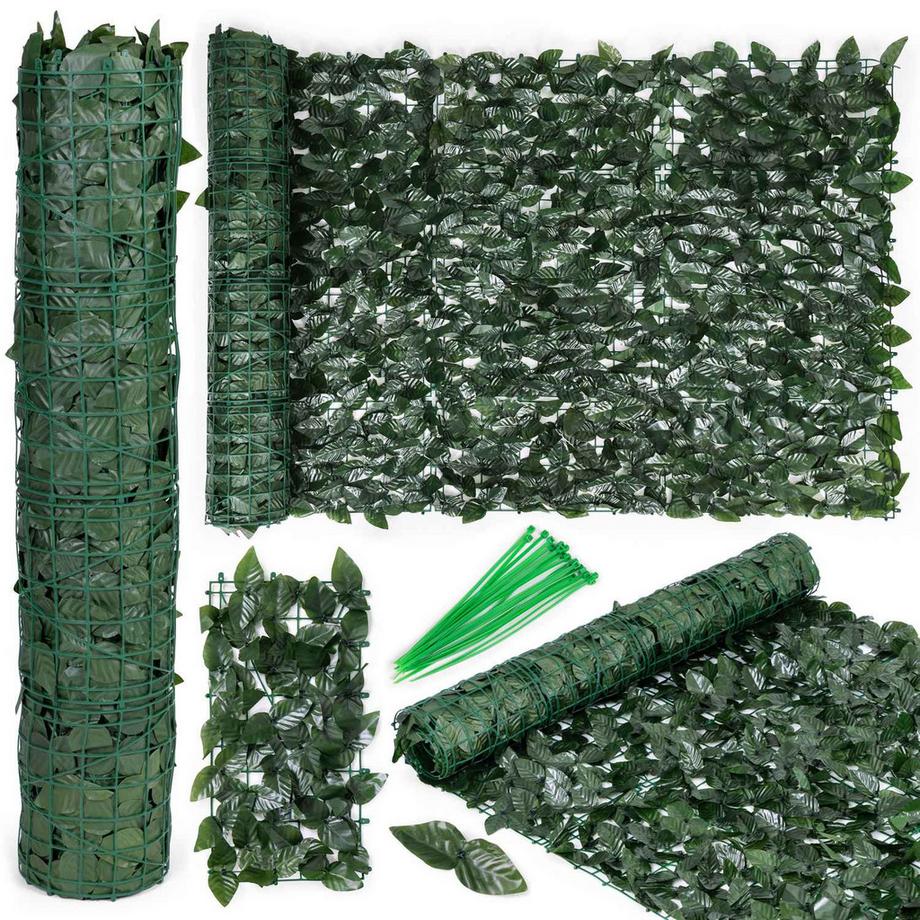 MST  Siepe artificiale 300x100 cm mascheratura muro verde edera 