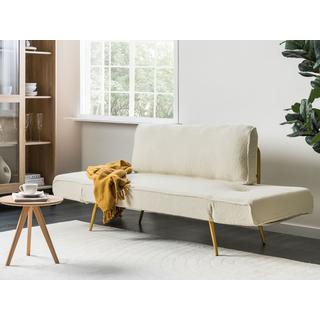 Beliani Schlafsofa aus Bouclé Modern SAARELA  